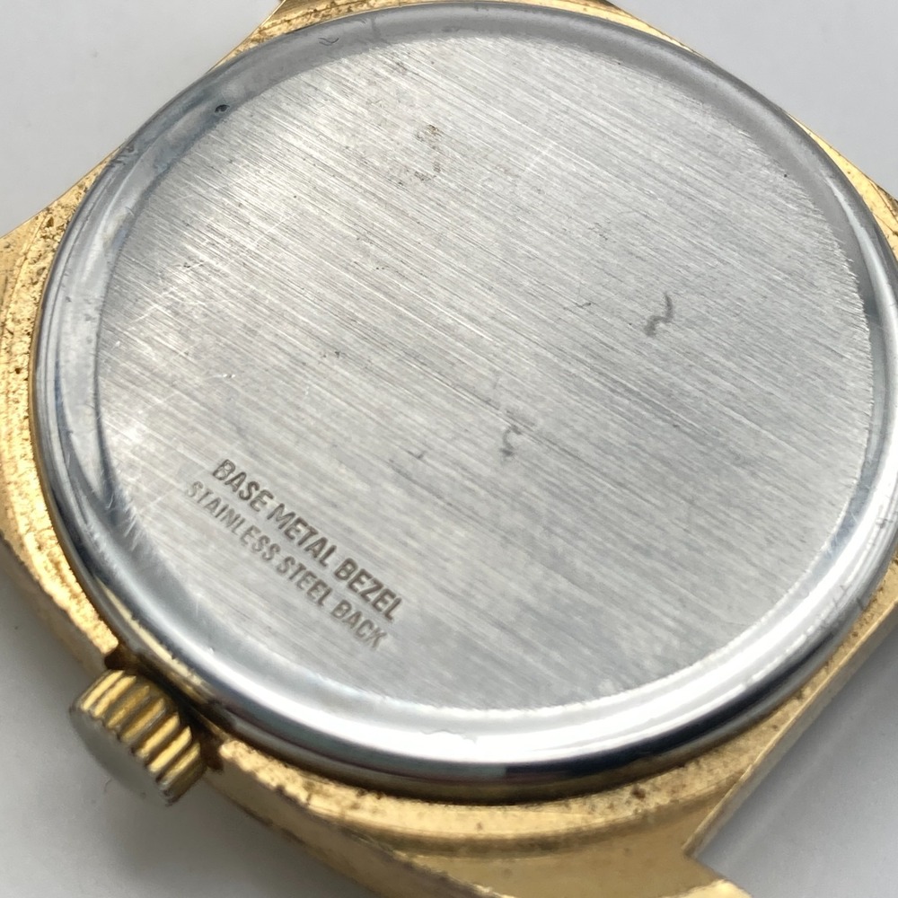 Vintage Helbros Invincible Men's Watch Gold Tone 17 Jewels 34mm Manual Wind Up - Picture 6 of 8